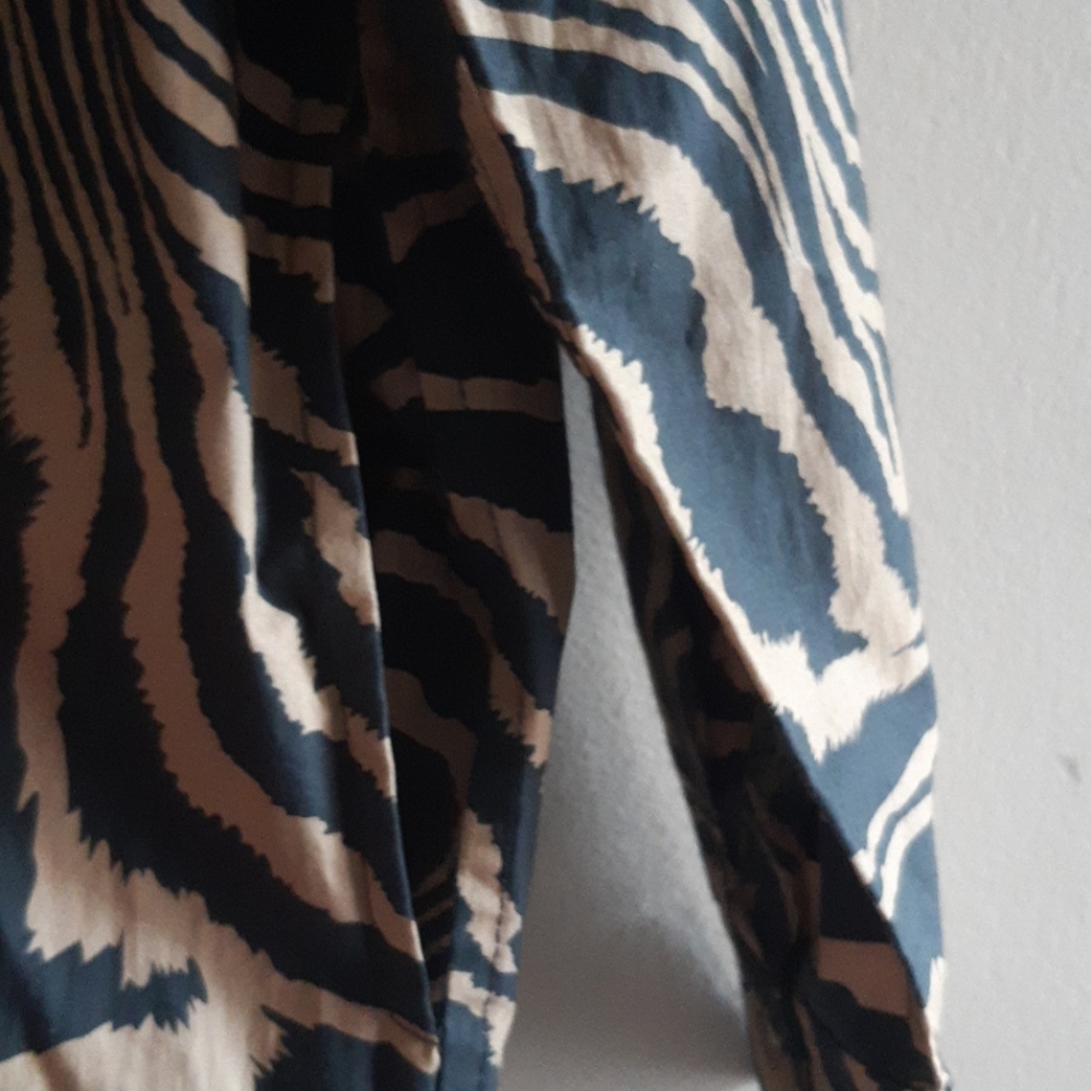 Ganni Zebra Print Cotton Dress - Picture 11 of 14